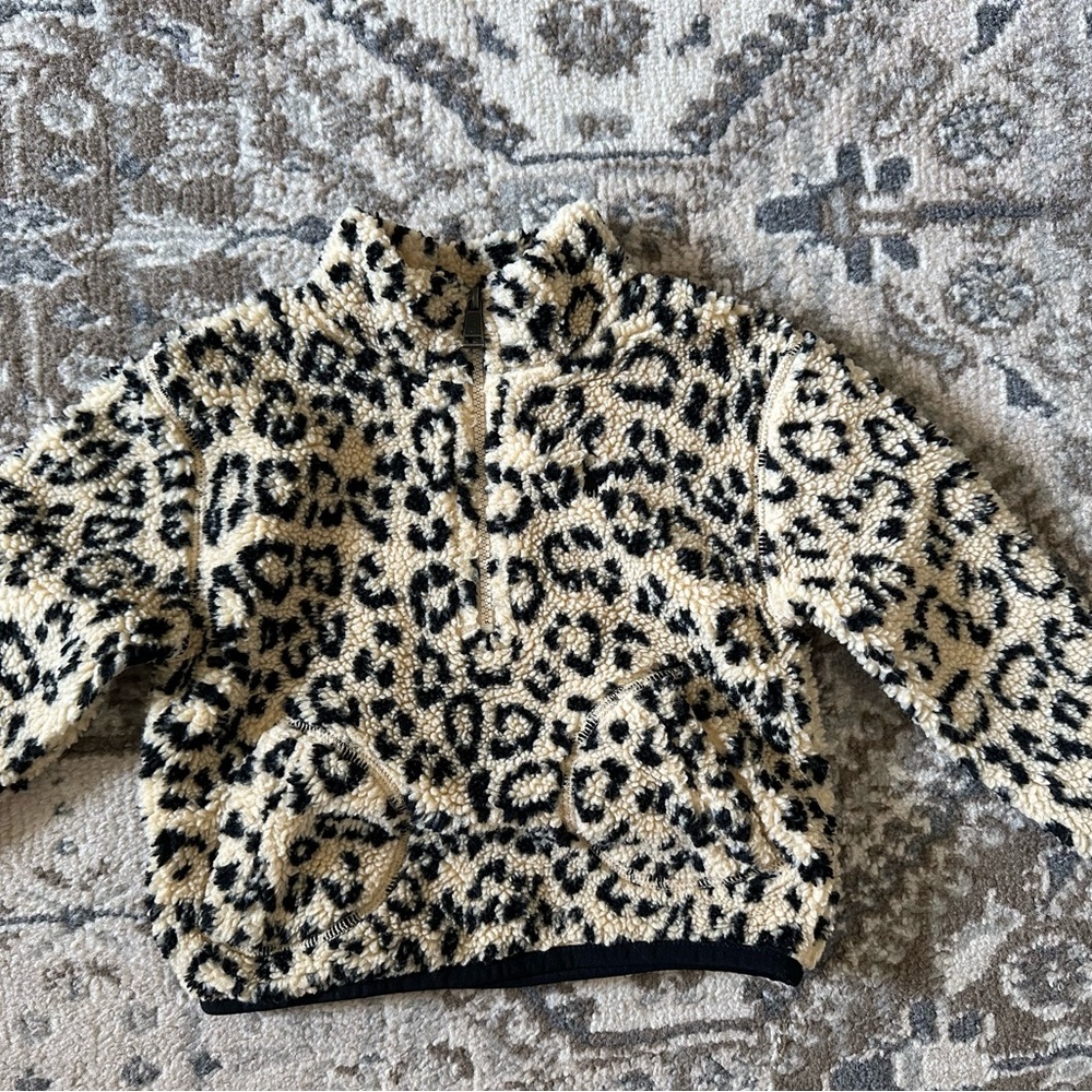 Polo by Ralph Lauren Toddler Leopard Isle Fleece 1/4 Zip Pullover